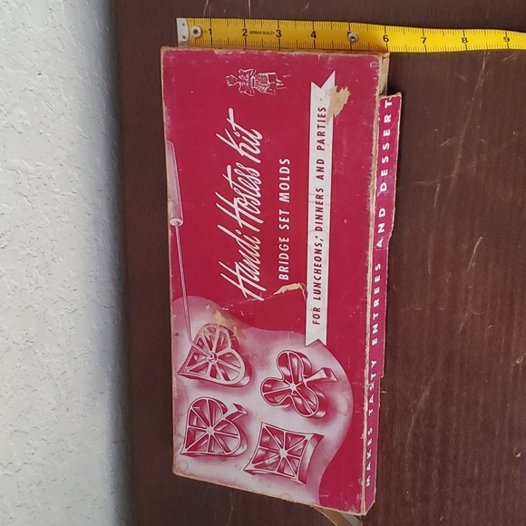 VTG, Retro, Bonley Industries, Handi Hostess Kit Bridge Set Molds - Picture 11 of 13